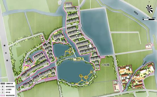 圖10 六如墩居民點規(guī)劃平面圖